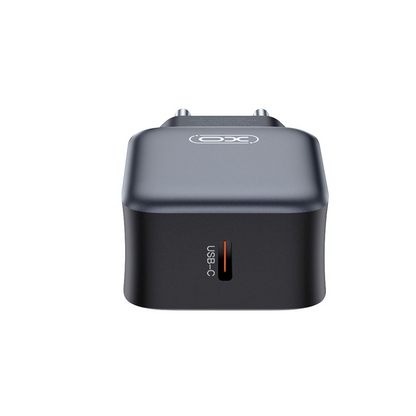 Netværksoplader XO Design L153, 20W, 3A, 1 x USB-C, Sort