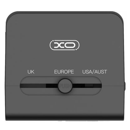Netværksoplader XO Design WL01 Travel, 10.5W, 2.1A, 2 x USB-A, Sort