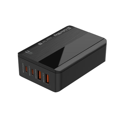 Opladerstation ColorWay Display, 65W, 3.25A, 2 x USB-A - 2 x USB-C, Sort