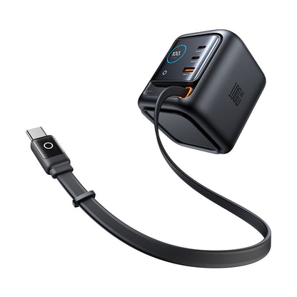 Opladerstation med USB-C-kabel Mcdodo FreeGo CH-1391 Display, 100W, 5A, 1 x USB-A - 2 x USB-C, Sort