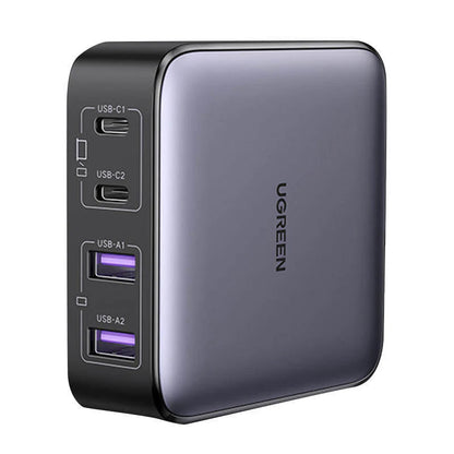 UGREEN CD327 Nexode opladerstation, 65W, 3.25A, 2 x USB-A - 2 x USB-C, Sort