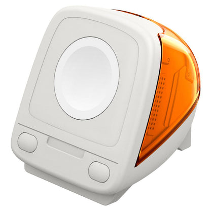 Spigen C1 Classic Stand for Apple Watch Wireless Charger Series, Orange