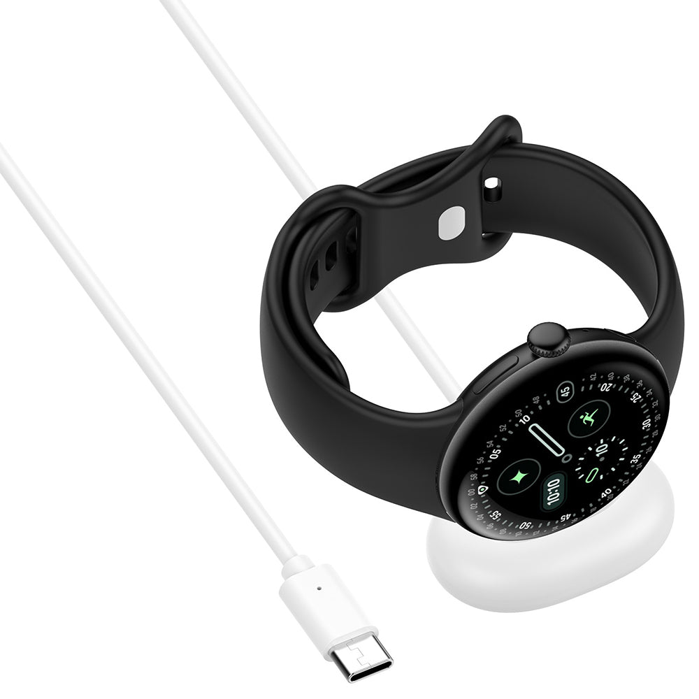 Trådløs Oplader Techsuit THPX til Google Pixel Watch 4 Series, Hvid
