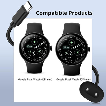 Trådløs Oplader Techsuit THPX til Google Pixel Watch 4 Series, Hvid