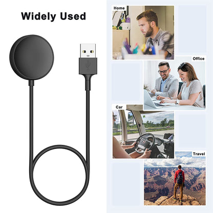 Trådløs Oplader Techsuit TSC12 til Samsung Galaxy Watch Series, USB-A, Sort