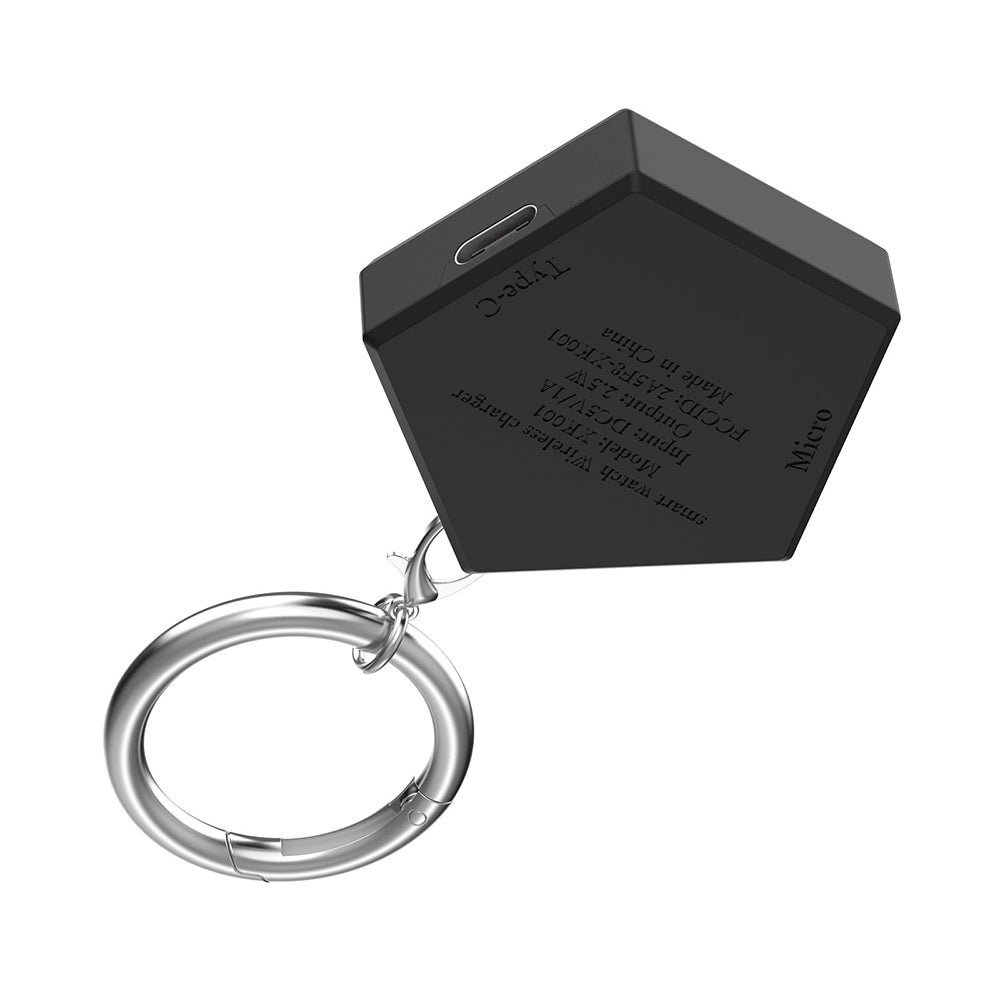 Trådløs Oplader Techsuit TSC4 til Samsung Galaxy Watch Series, Sort