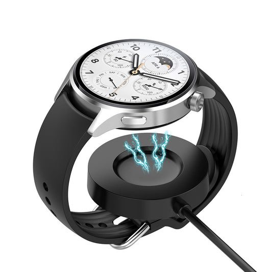 Trådløs Oplader Techsuit TXC6 til Xiaomi Watch S1 Pro, USB-A, Sort