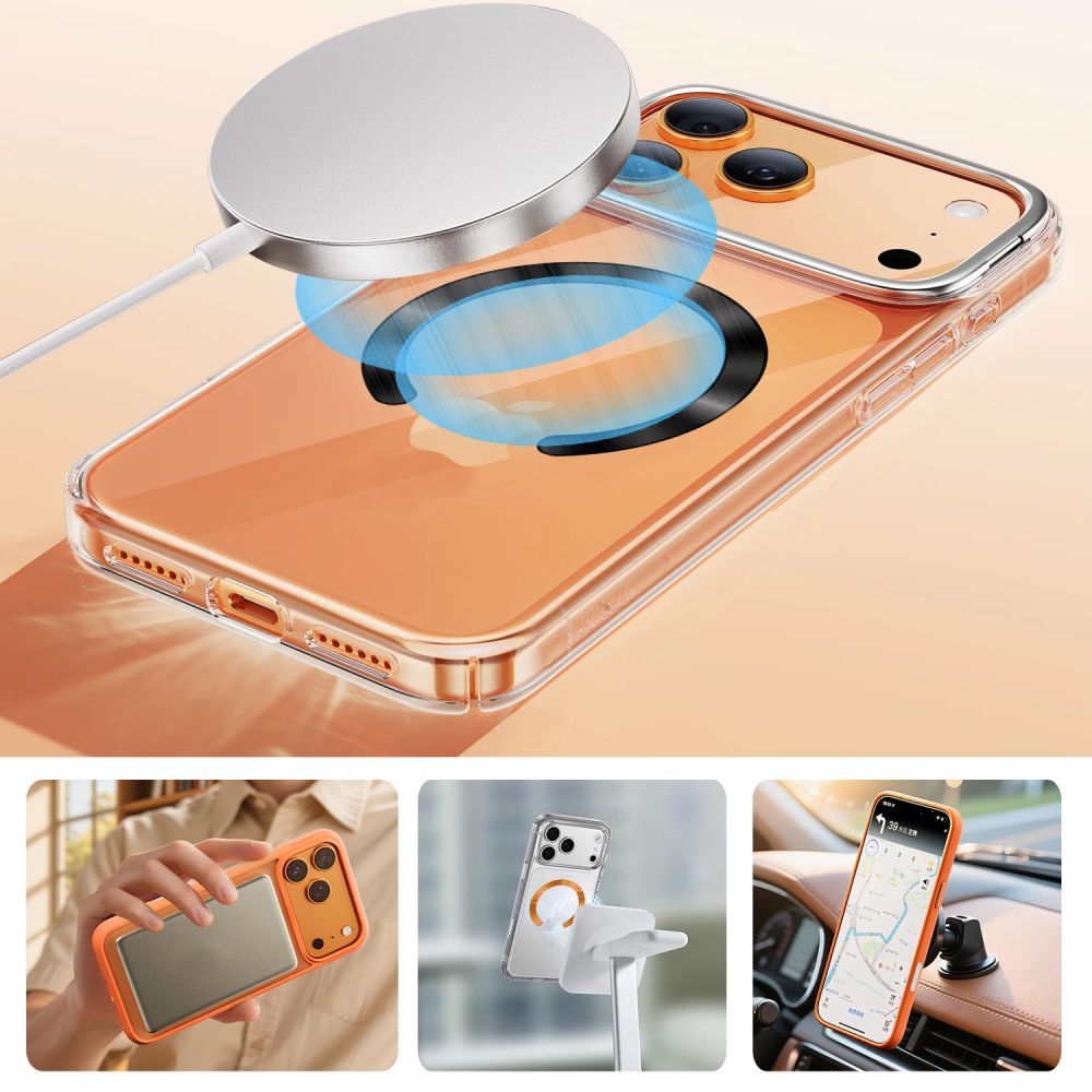 Metalsticker Tech-Protect MMP-210, Sæt med 2 stykker, Sort Orange