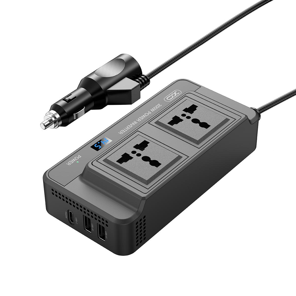 Elektrisk bilinverter XO Design CZ011, 200W