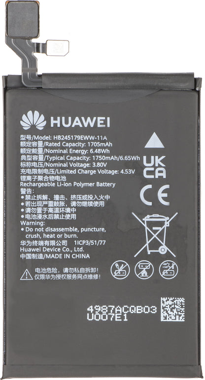 Batterisæt HB245179EWW-11A til Huawei Mate X7 Service Pack og dedikerede servicerværktøjer