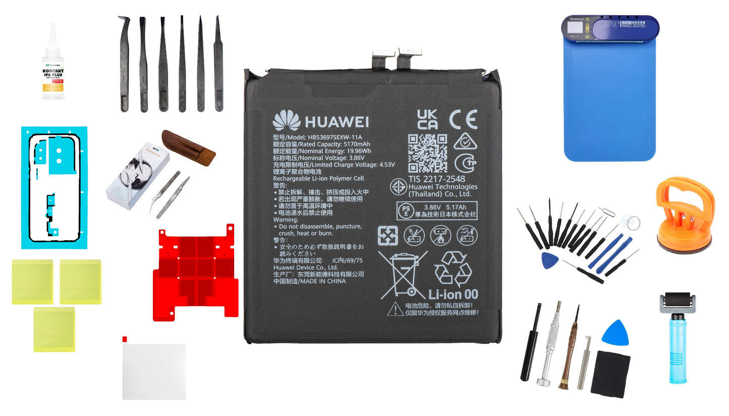 Batterisæt HB536975EXW-11A til Huawei Pura 80 Pro Service Pack og dedikerede serviceværktøjer