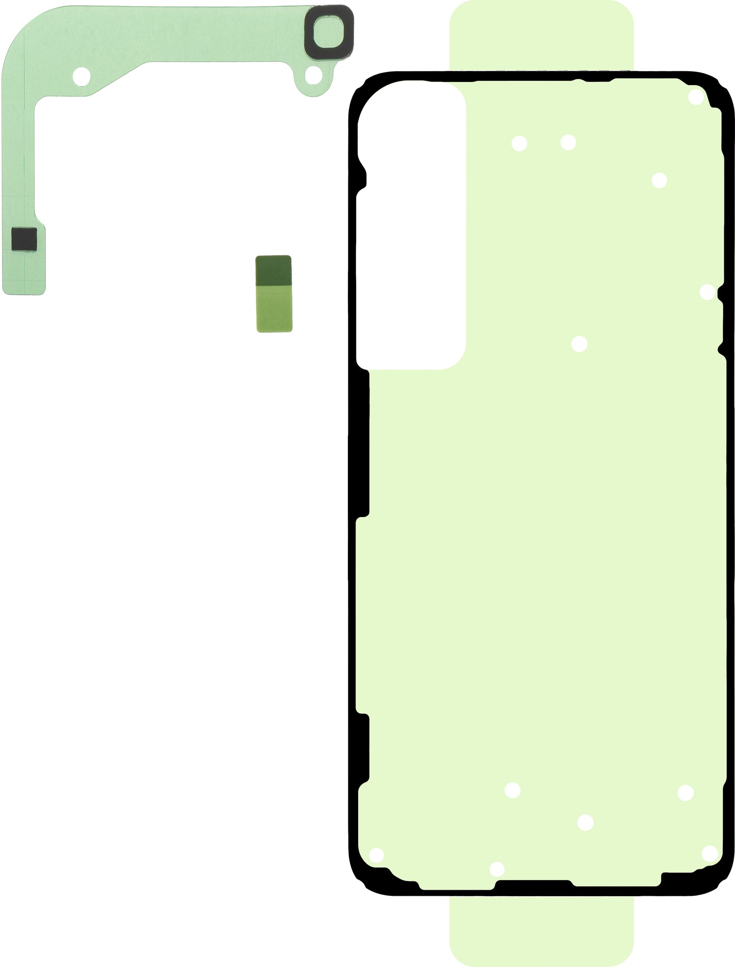 Klæbesæt til Batteridæksel Samsung Galaxy S24+ S926, Servicepakke GH82-33338A