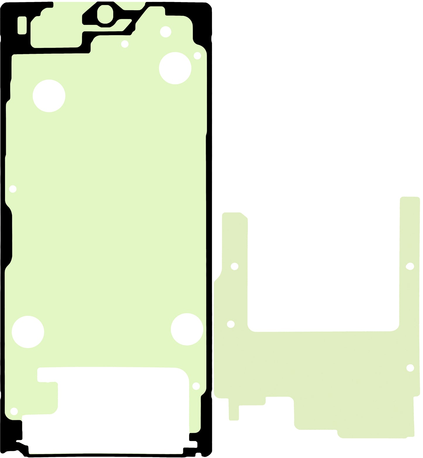 Kit Adhæsiv Display Samsung Galaxy S25 Ultra S938, Service Pack GH82-36522A