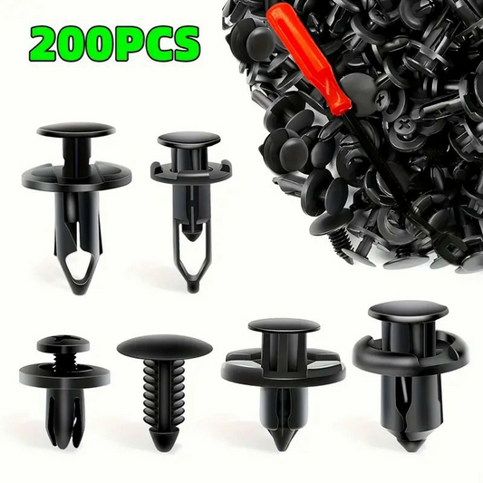 OEM Bilclips / Klemmer Sæt, 200in1