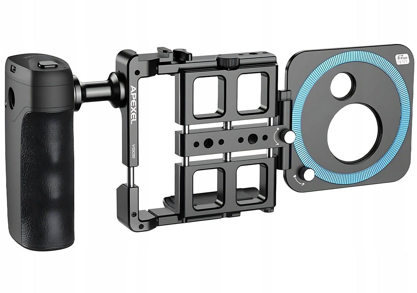 Apexel Vlogging Kit for Phone, Black APL-VG05CH