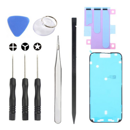 Jiafa JF-8162 Reparationssæt til udskiftning af batteri til Apple iPhone 16 Pro Max, 9i1