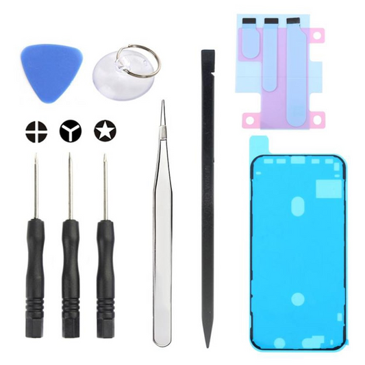 Jiafa JF-8162 Reparationssæt til udskiftning af batteri til Apple iPhone 16 Pro, 9i1
