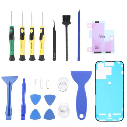 Jiafa JF-8182 Reparationssæt til udskiftning af batteri til Apple iPhone 15 Pro, 21i1