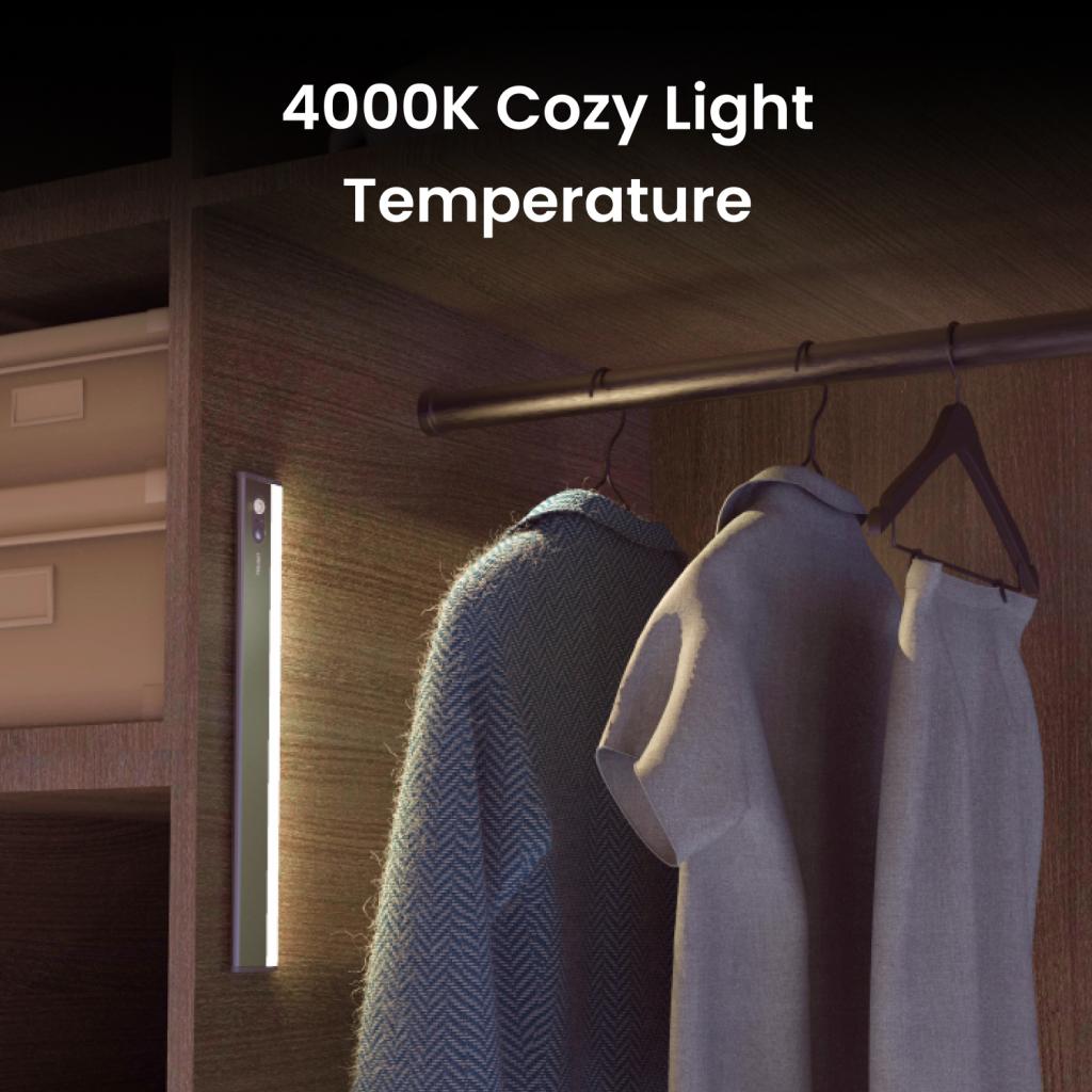 Dulap Yeelight A30, 5W, 4000K, Sensor, 30cm, Grå YLYYD-0014 
