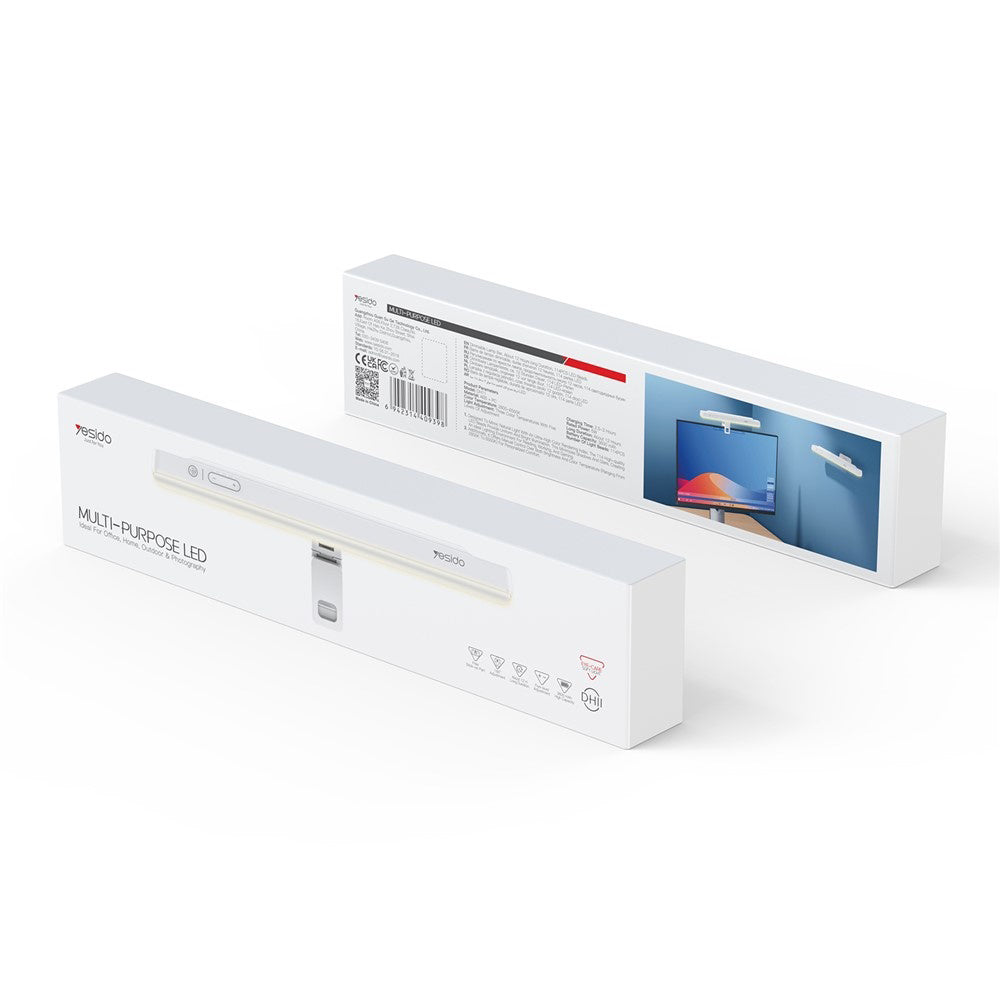 Led Monitorlampe Yesido DH11, Hvid