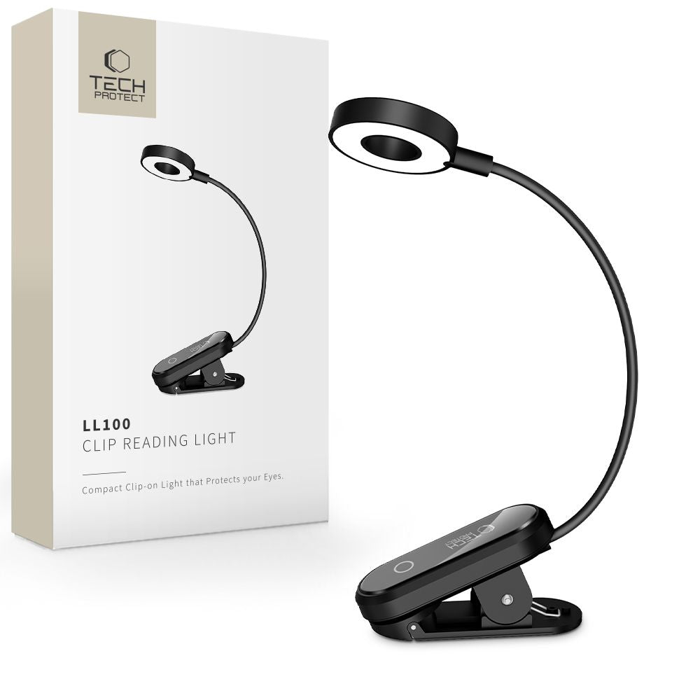 Tech-Protect LL100 Portable LED Lamp, Black