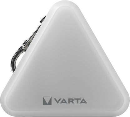 Varta Magnetic Safety Light LED nøgleringslampe, 25lm, Sølvfarvet