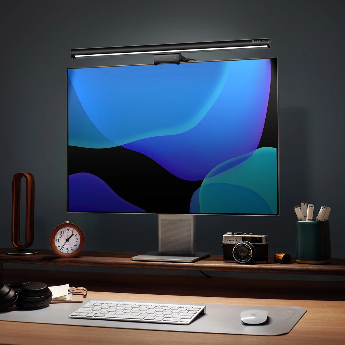 Baseus i-Wok2 LED Monitorlampe, 2700K - 6500K, Sort DGIW000101