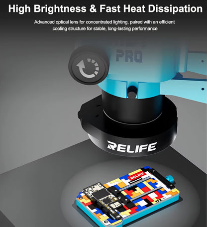 Relife RL-033E Microscope Lamp, Black