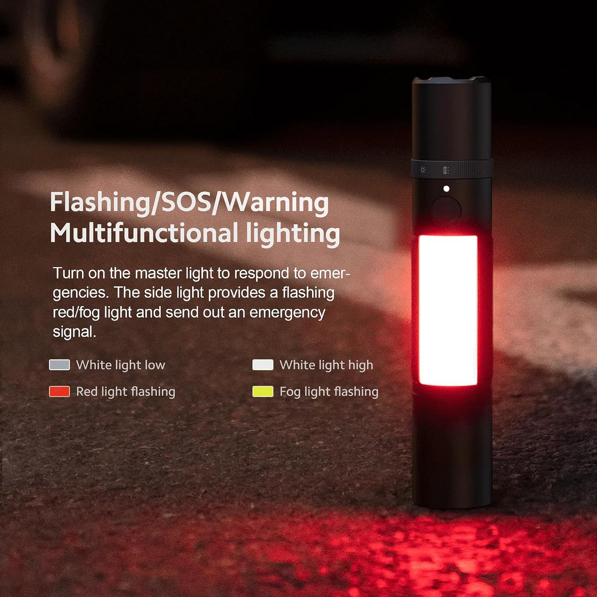 Xiaomi Mi Multifunktion LED Lommelygte, 1000lm, IPX4 BHR7004GL