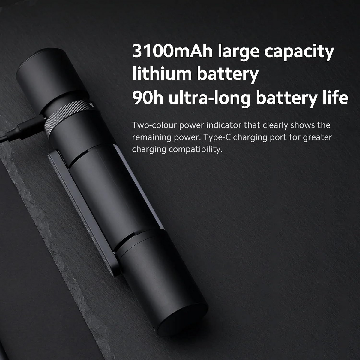 Xiaomi Mi Multifunktion LED Lommelygte, 1000lm, IPX4 BHR7004GL
