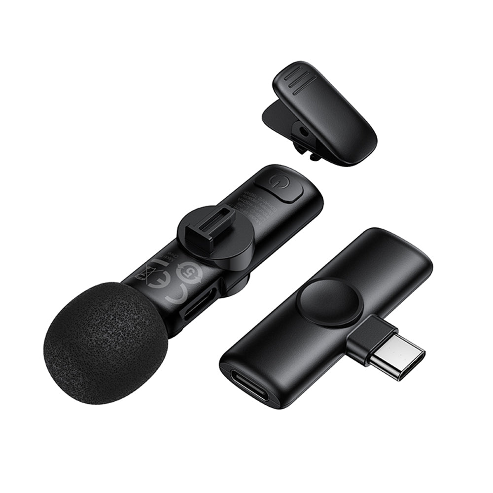Lavaliermikrofon Borofone BFK16 Winner, USB-C, Sort