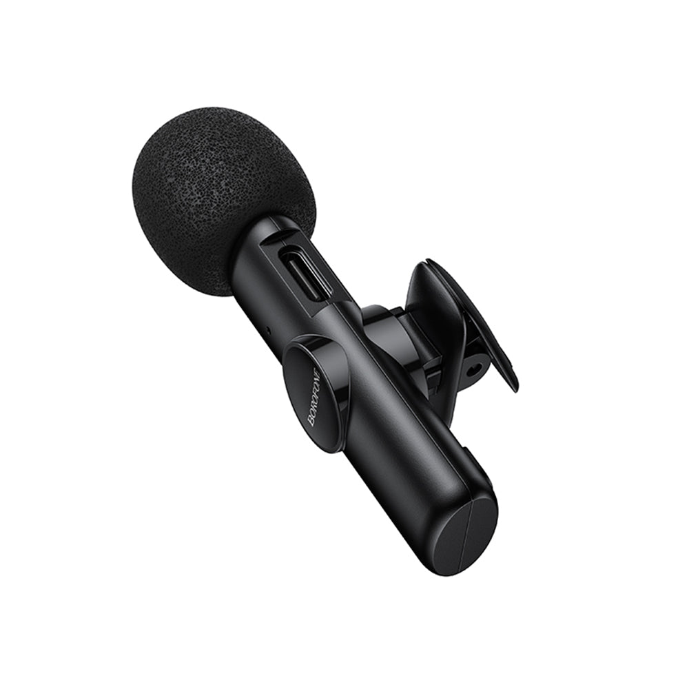 Lavaliermikrofon Borofone BFK16 Winner, USB-C, Sort