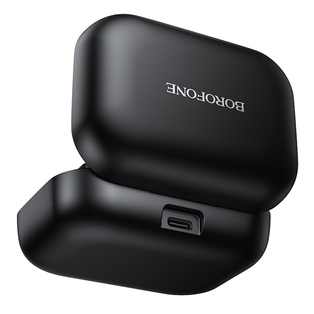 Borofone BFK17 Lemai Lavalier, USB-C, Sæt med 2 stk., Sort