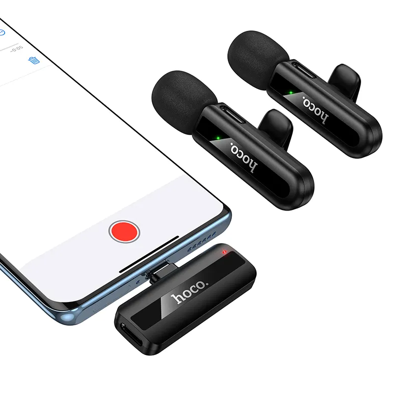 HOCO L20A Lavalier, USB-C / Lightning, Set of 2 pieces, Black