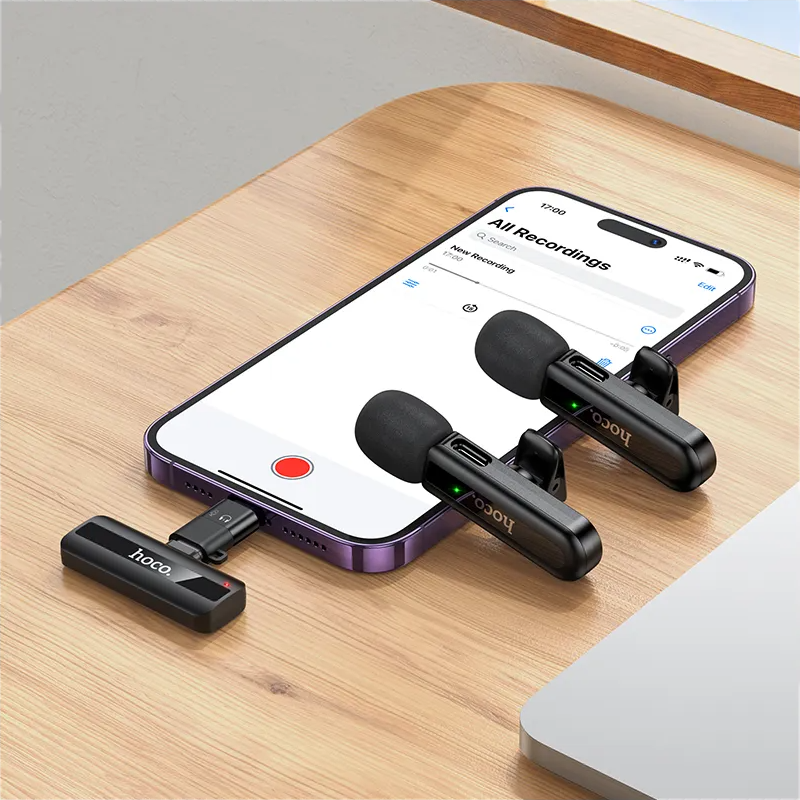 HOCO L20A Lavalier, USB-C / Lightning, Set of 2 pieces, Black