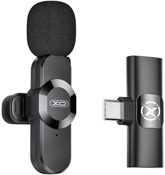 Lavaliera XO Design MC13, USB-C / Lightning, Sort