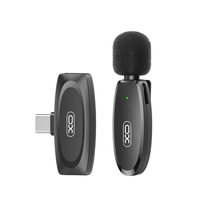 Lavaliermikrofon XO Design MKF08A, USB-C, Sort