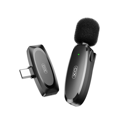 Lavaliermikrofon XO Design MKF08A, USB-C, Sort