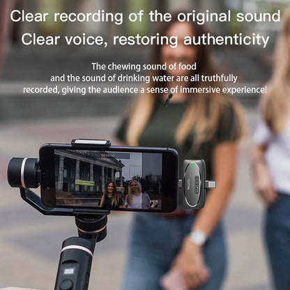 Lavaliermikrofon Yesido KR15, USB-C / Lightning, Sæt med 2 stykker, Sort