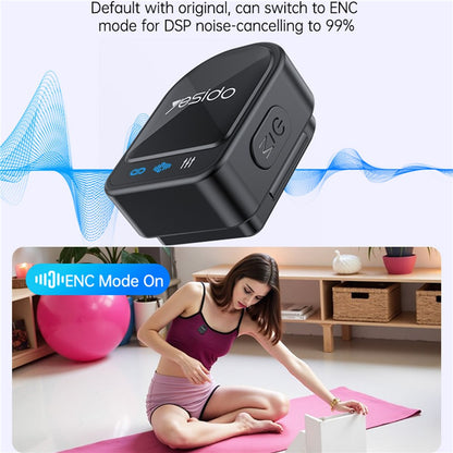 Lavaliermikrofon Yesido KR19, USB-C / Lightning, Sæt med 2 stykker, Sort