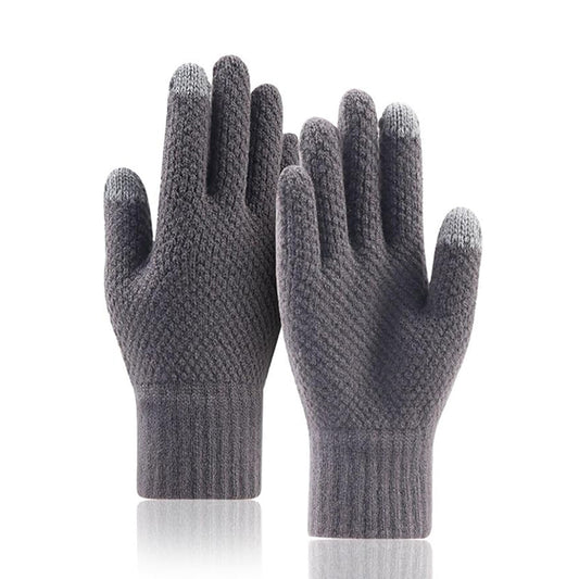 Techsuit ST0013 Taktile Vinterhandsker til Mænd, Størrelse 22cm, Grå