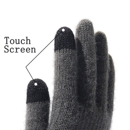 Techsuit ST0013 Taktile Vinterhandsker til Mænd, Størrelse 22cm, Grå