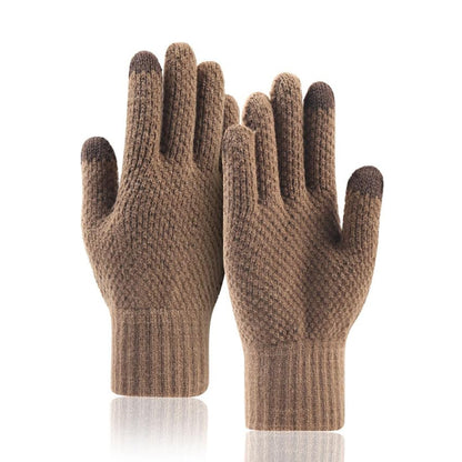 Techsuit ST0013 Taktile Vinterhandsker til Mænd, Størrelse 22cm, Brun