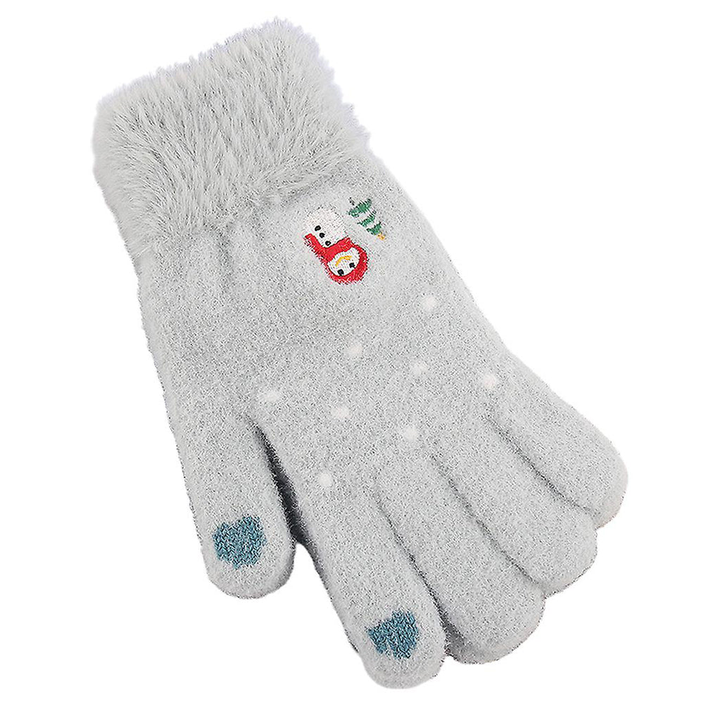 Dame Vinterhandsker Touchscreen Techsuit ST0011, Størrelse 17cm, Blå