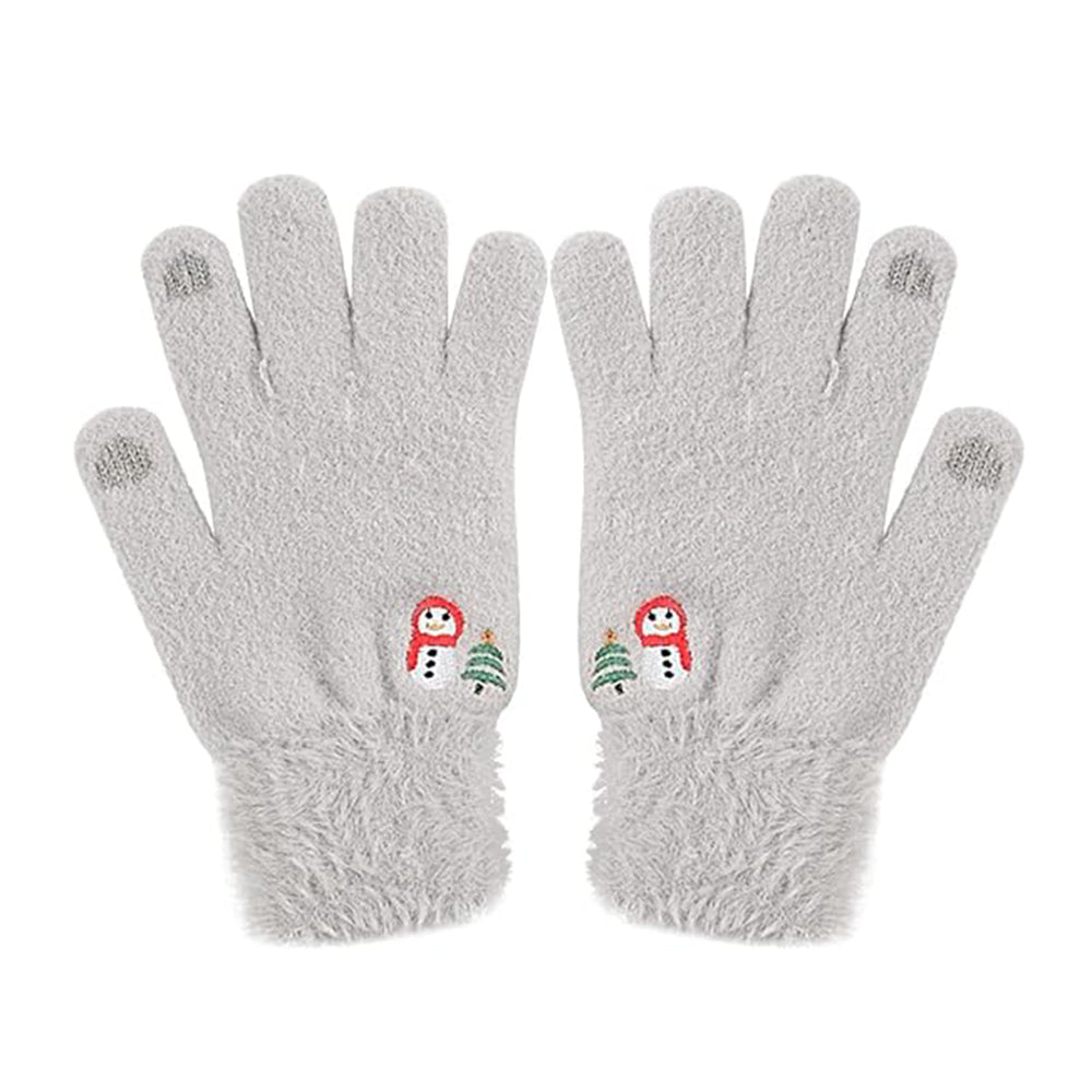 Vinterhandsker til damer med touchfunktion Techsuit ST0011, størrelse 17 cm, grå