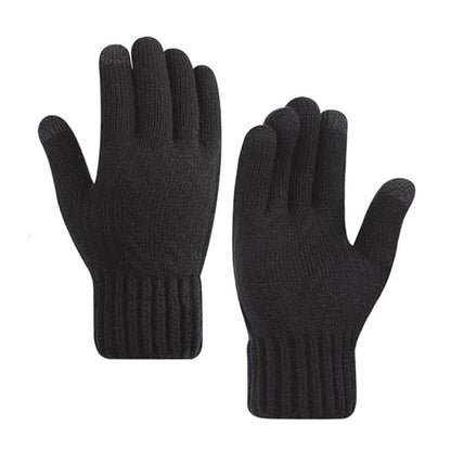 Vinterhandsker til kvinder med touchfunktion Techsuit ST0015, størrelse 17 cm, sort