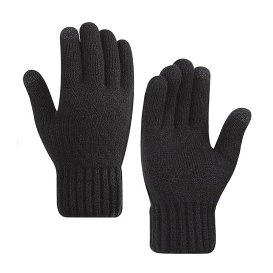 Vinterhandsker til kvinder med touchfunktion Techsuit ST0015, størrelse 17 cm, sort