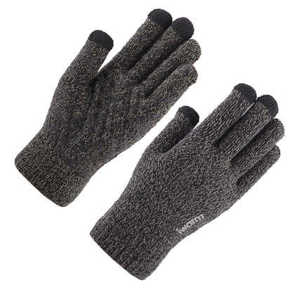 Iwarm ST0005 Taktile Vinterhandsker, Størrelse 21 cm, Grå