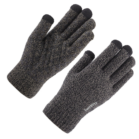 Iwarm ST0005 Taktile Vinterhandsker, Størrelse 21 cm, Grå