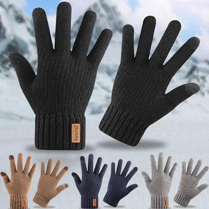 Iwarm ST0016 Winter Touchscreen Gloves, Size 22cm, Navy Blue